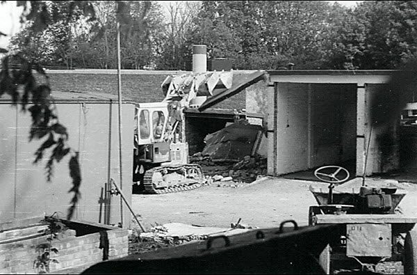 1977 Destruction of Old Workshop