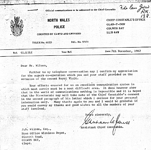 NWP Letter 7 Dec 1982