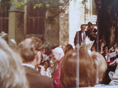 Pope's Visit to Canterbury 1982