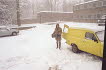Yellow Thames Van